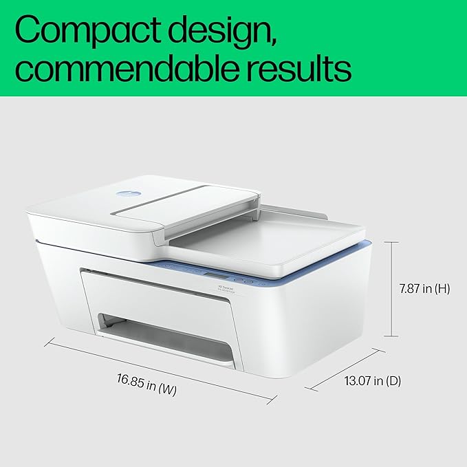 HP Ink Advantage 4278 WiFi Colour Printer - Print/Scan/Copy with ADF Ideal for Home/Small Office, White - Zapnet.in