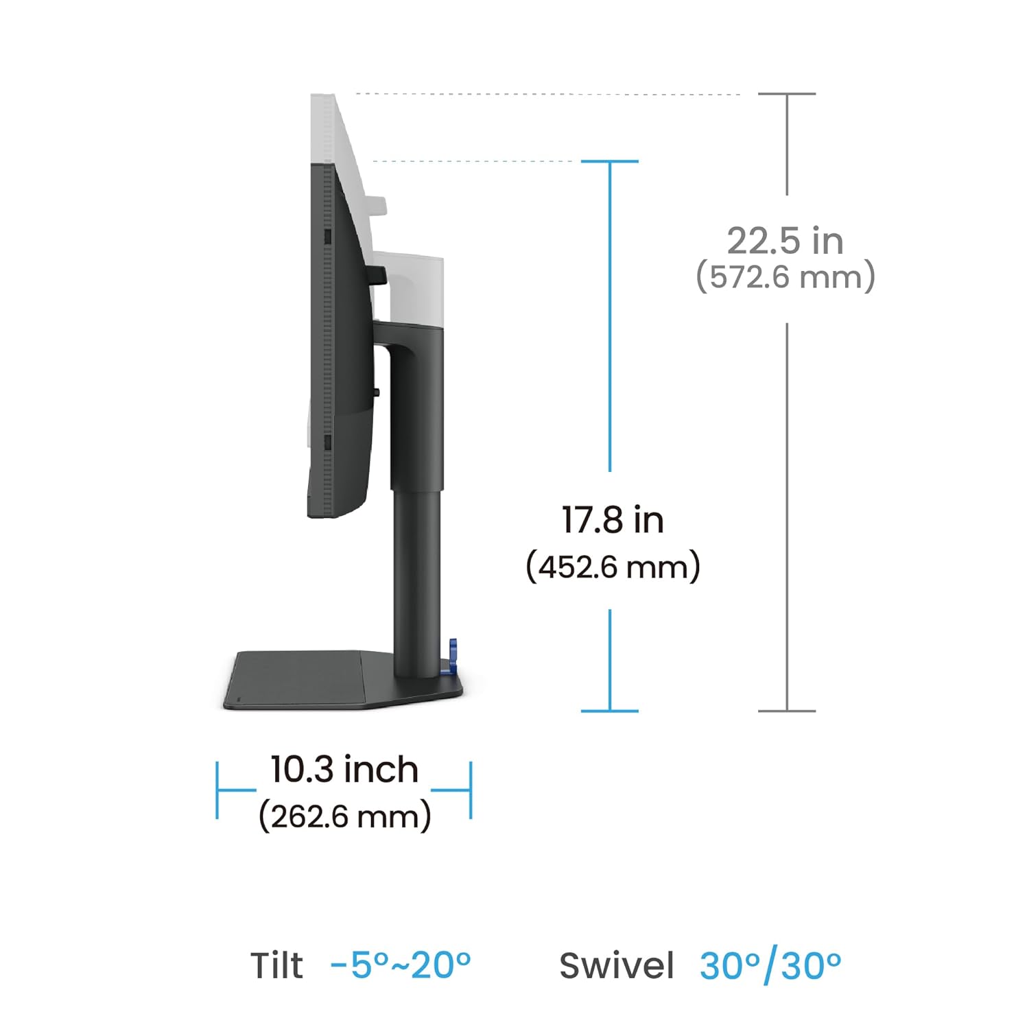 BenQ SW242Q 24" WQXGA 16:10 HDR10 Photo & Video Editing Monitor| 99% Adobe RGB| 98% P3| USB-C (90W)| DeltaE<1.5| 16-bit 3D LUT| Pantone Validated| Hardware Calibration| Card Reader| HDMI| DP (Black)