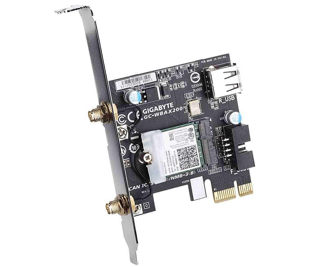 Gigabyte GC-WBAX200 networking card Internal WLAN / Bluetooth 2400 Mbit/s