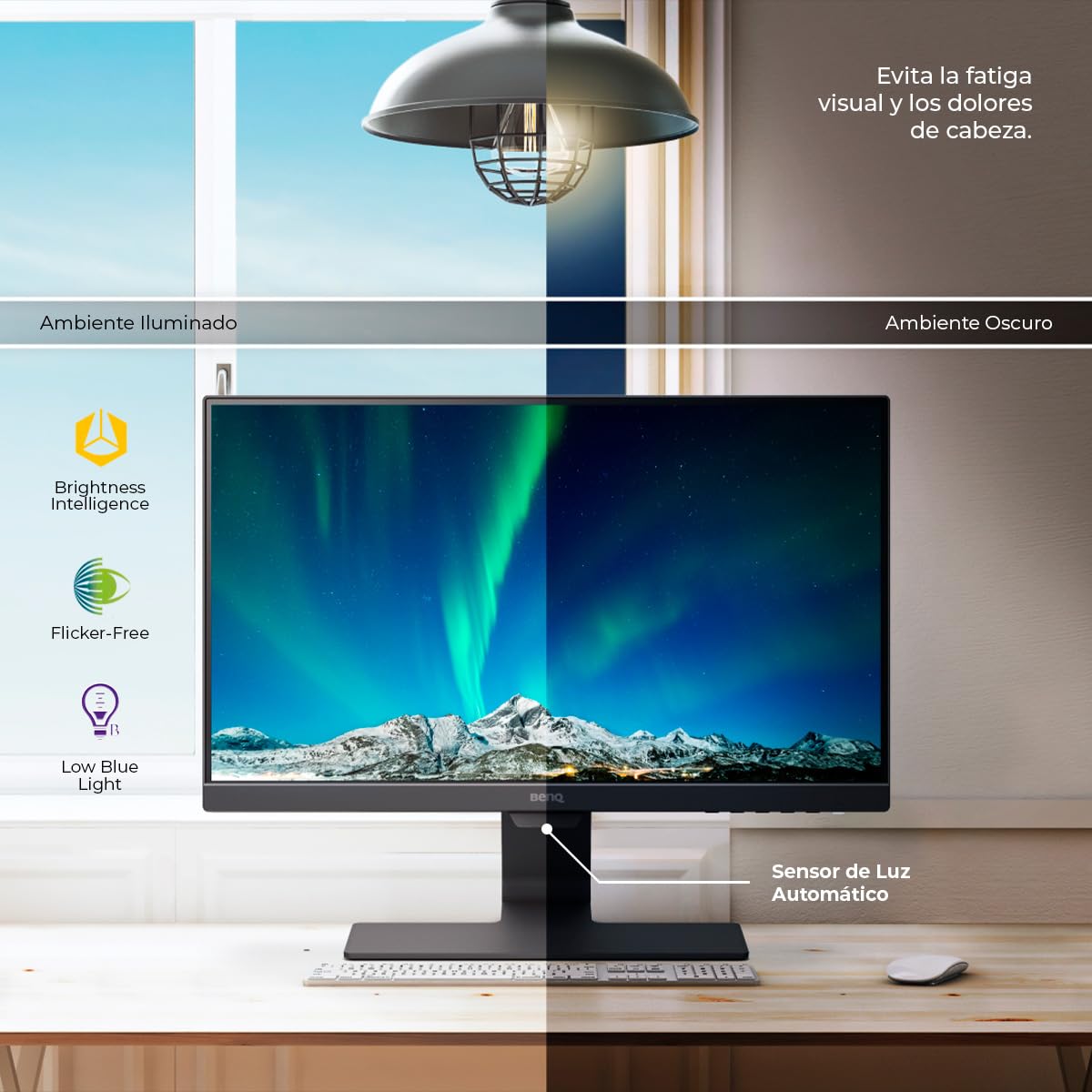 BenQ GW3290QT 31.5" IPS 2k QHD Monitor| USB-C(65W PD)| Coding Mode| 99%sRGB|Daisy Chain| Height Adjust| 75Hz| Eye Safe Certified| Brightness Intelligence| Noise Filter Speaker| HDMI|DP|USB Hub (White)