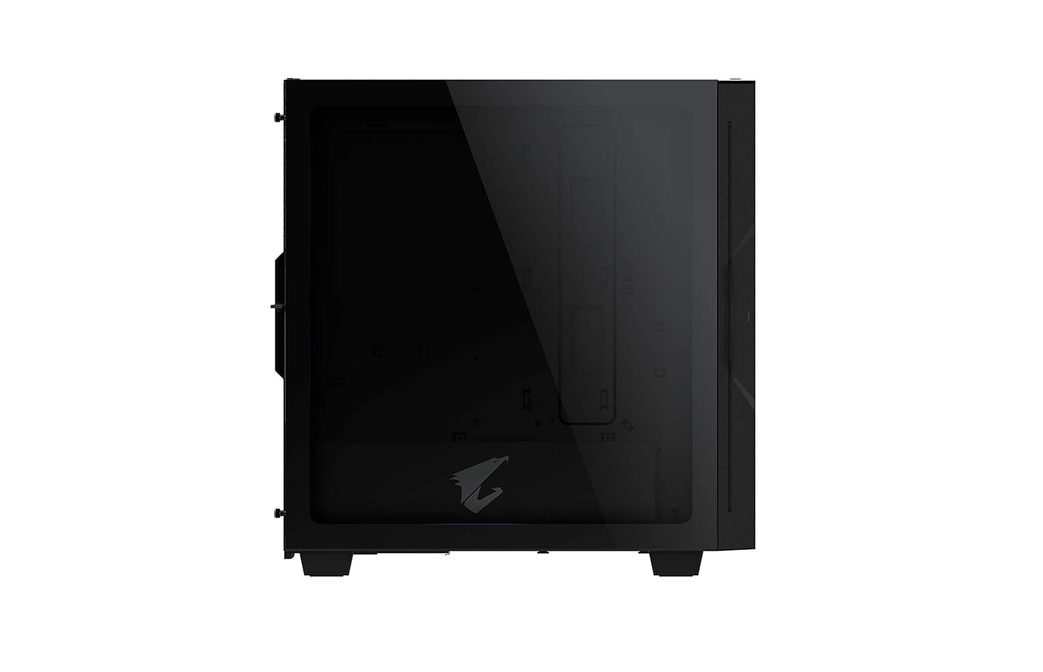 AORUS C300 Glass ATX Gaming Case, Tinted Tempered Glass, RGB Fusion 2.0, Upgraded I/O Panel with USB 3.1 Gen 2 Type C and HDMI, VR Ready, Watercooling Ready, Vertical GPU Mount Support - Black