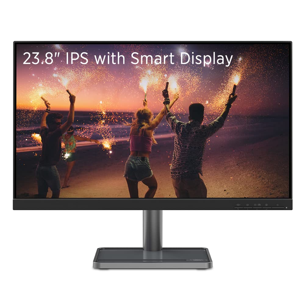 Lenovo L22e-40, 21.4 Inch (54.48 cm), FHD 1920x1080, 75Hz, Grey, 4ms, 16.7Mn Colors, AMD FreeSync, TUV Eye Comfort, Low Blue Light, Smart Display Customization Artery, HDMI Monitor