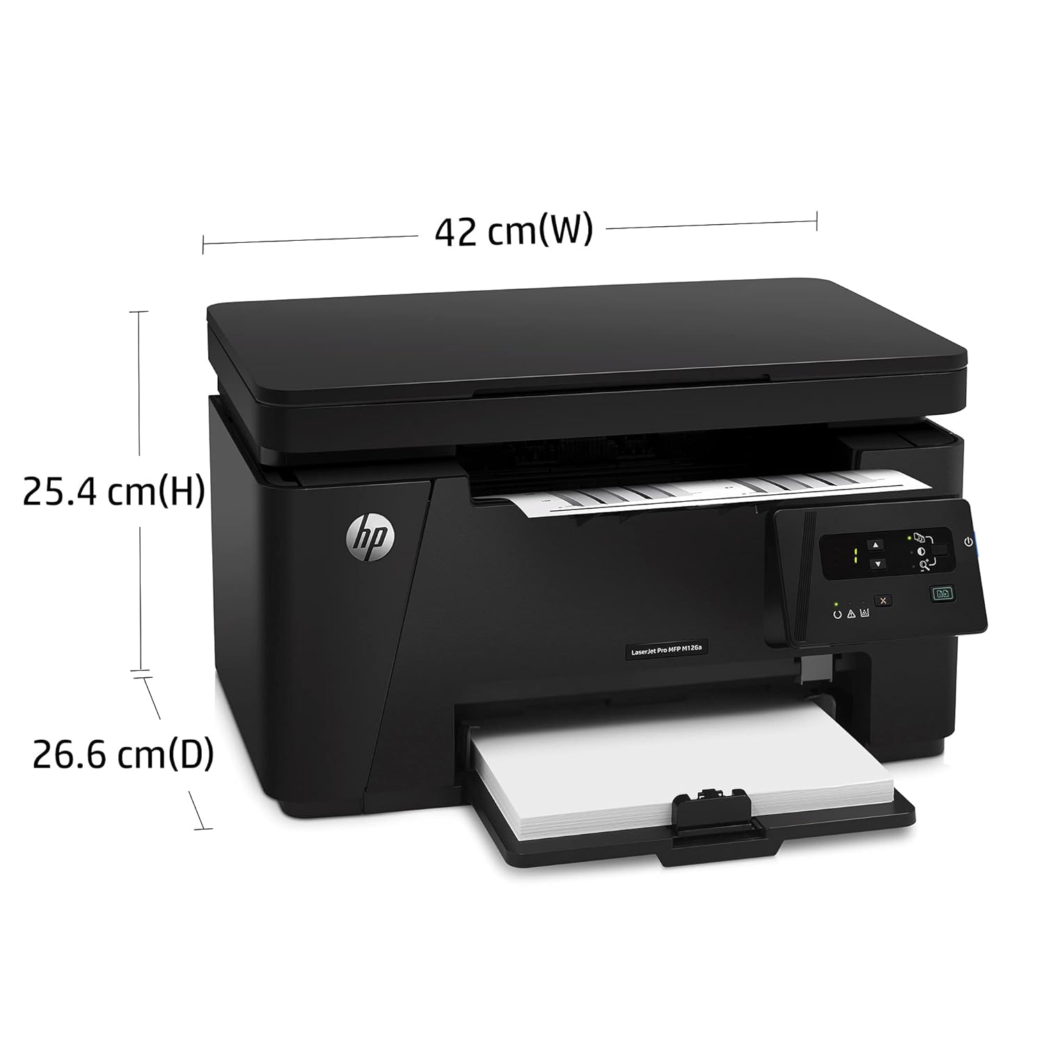 HP Laserjet M126a B&W Monochrome Printer for Office: 3-in-1 Print, Copy, Scan, Compact, Durable, Black
