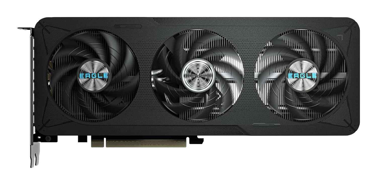 GIGABYTE GeForce RTX 5060 Eagle MAX OC 8G Graphics Card - 8GB GDDR7, 128bit, PCI-E 5.0, 2550 MHz Core Clock, 3 x DisplayPort, 1 x HDMI, NVIDIA DLSS 4, GV-N5060EAGLEMAX OC-8GD 1.0