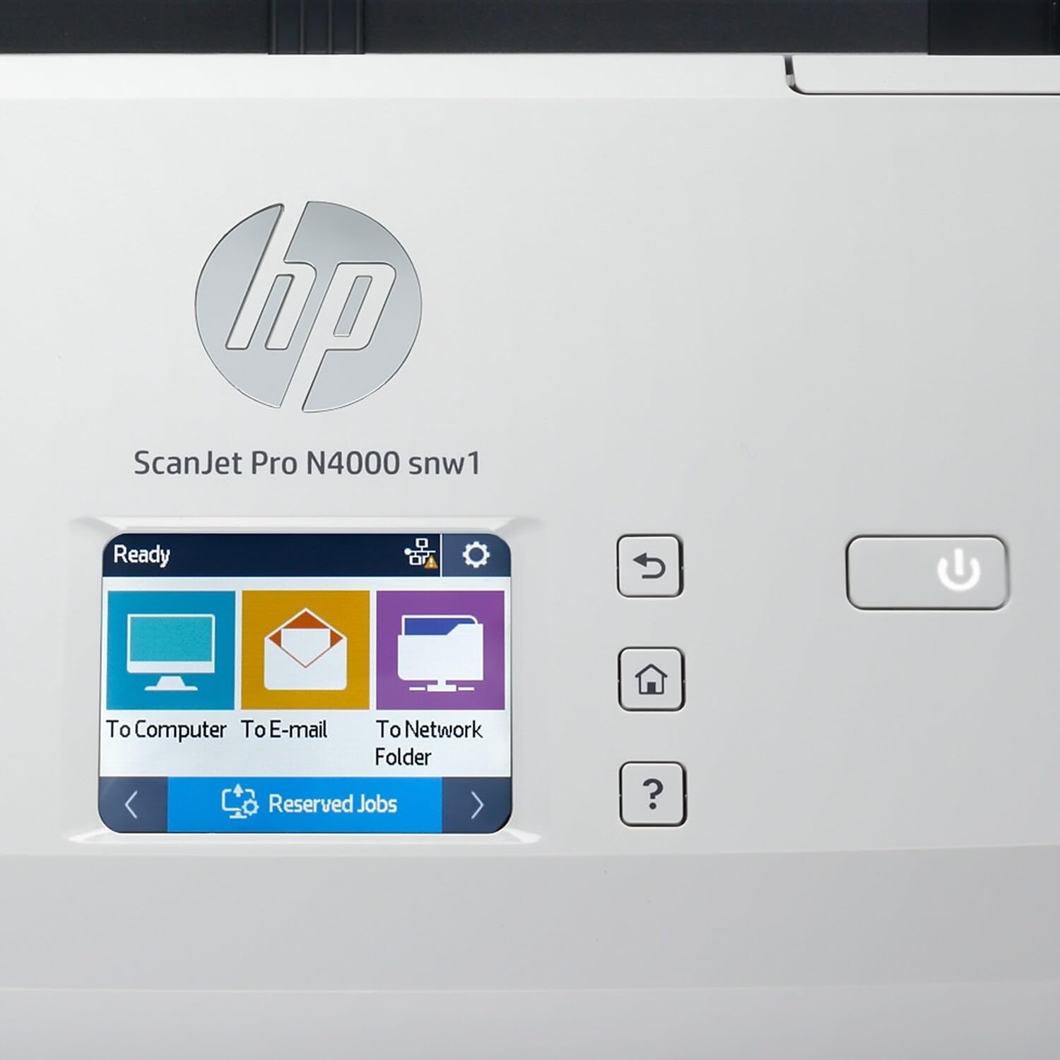 HP ScanJet Pro N4000 snw1 (6FW08A) 40ppm Wi-Fi/USB Color Duplex Scanner with Control Panel for Documents, Photos, Receipts, and Cards. TWAIN/ISIS drivers included - Zapnet.in