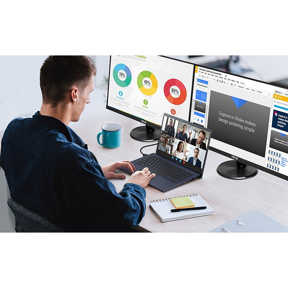 ASUS Expertbook B1400 Business Laptop, 14" IPS FHD (1920 x 1080) Display, Intel i5-1135G7 Processor, 8GB DDR4, 512GB PCIe SSD, Military Grade Durable, Star Black, Windows 10 Pro