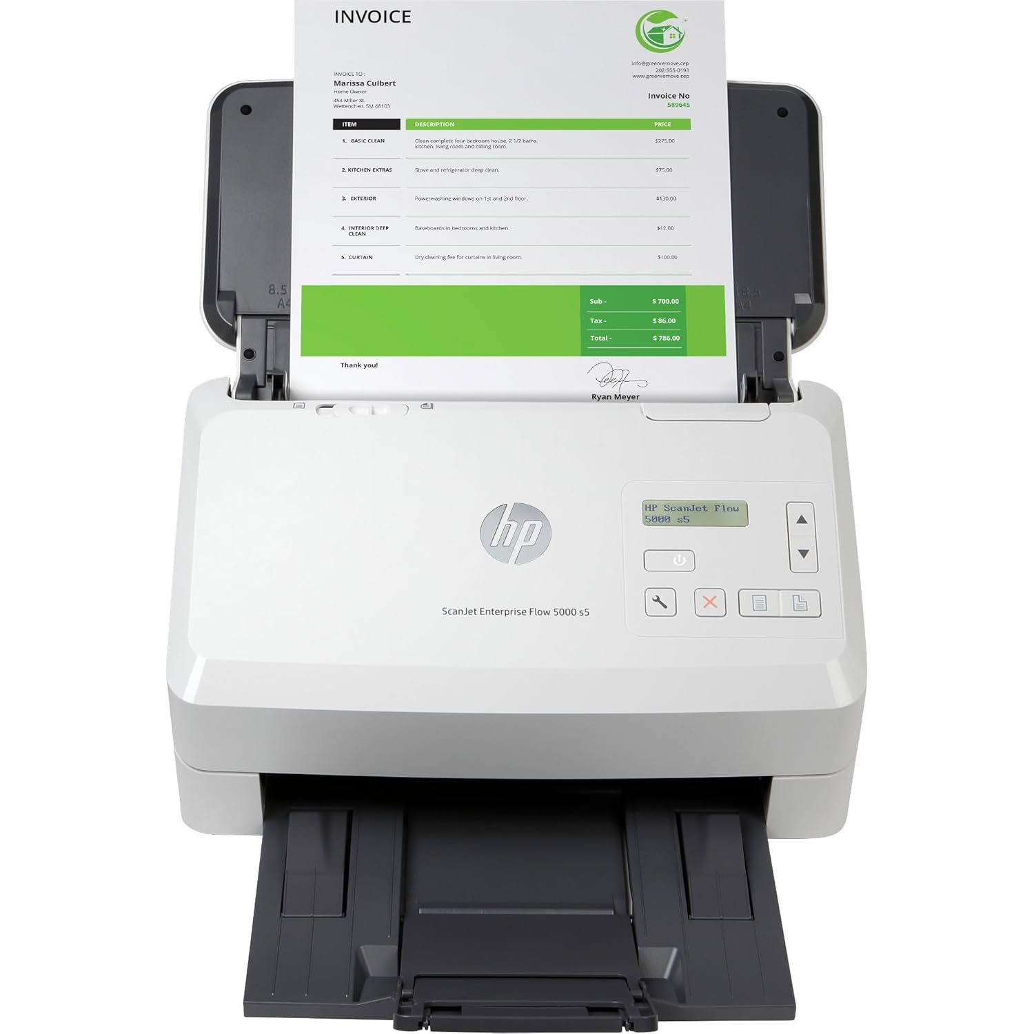 HP ScanJet Enterprise Flow 5000 s5 Scanner (6FW09A) - Zapnet.in