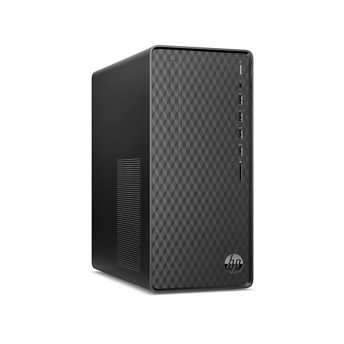 HP Desktop M01-F2389in Tower PC 12th Gen Intel Core i3-12100 (8GB/512 GB SDD/Win 11/MSO/Dark Black), M01-F2389in - Zapnet.in