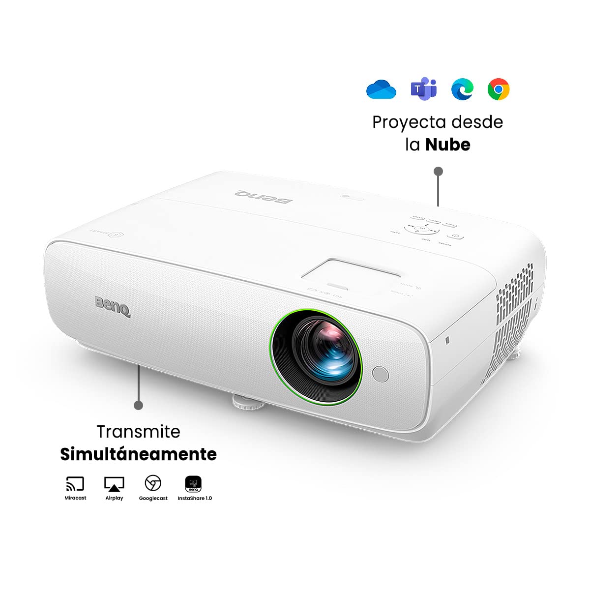 BENQ EH620 FHD SMART WINDOWS PROJECTOR FOR MEETING ROOM 3400 ANSI 100001 CONTRAST