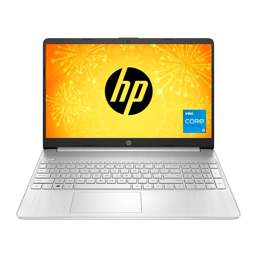 HP Pavilion, 12th Gen Intel Core i5-1235U, 8GB DDR4, 512GB SSD, Micro-Edge, BrightView, IPS, 14-inch(35.6cm) FHD Laptop, HD Camera, Backlit KB, B&O (Win 11, Office 21, Silver, 1.41kg) dv2053TU