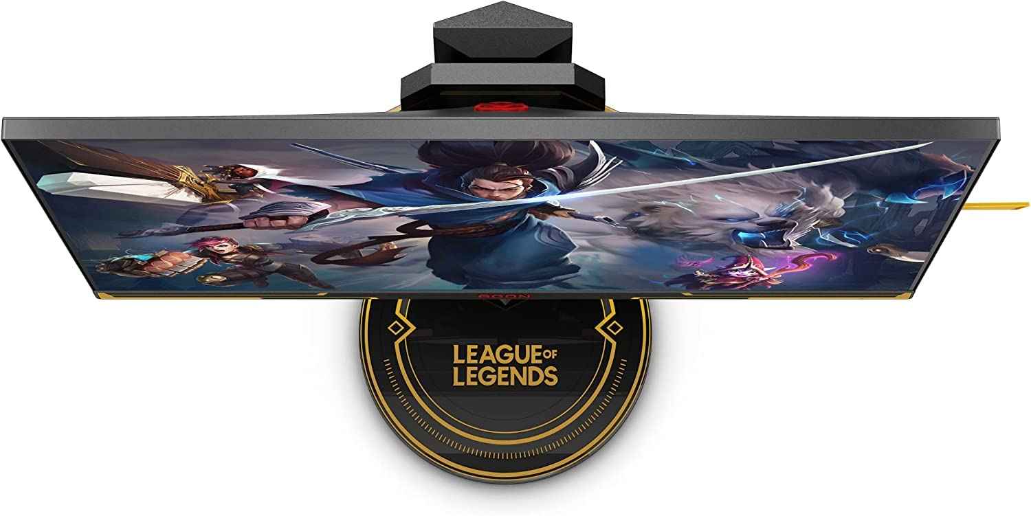 AOC Agon PRO AG275QXL 27 inch League of Legends Official Tournament Gaming Monitor, QHD 2560 x 1440 Px, 170Hz 1ms Response Time, G-SYNC Compatible, Adjustable-Height, PS5 Xbox Switch, Black