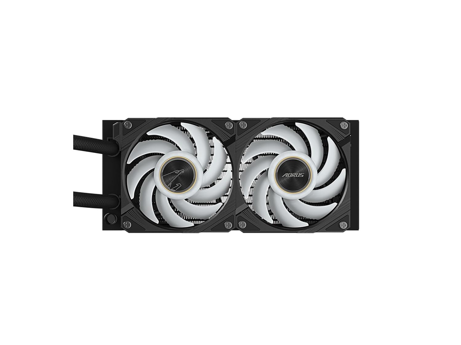 AORUS WATERFORCE X II 240 Liquid CPU Cooler, 240mm Radiator with 2X 120mm Low Noise ARGB Fans, Compatible with Intel LGA1700 and AMD AM5(GP-AORUS WATERFORCE X II 240)