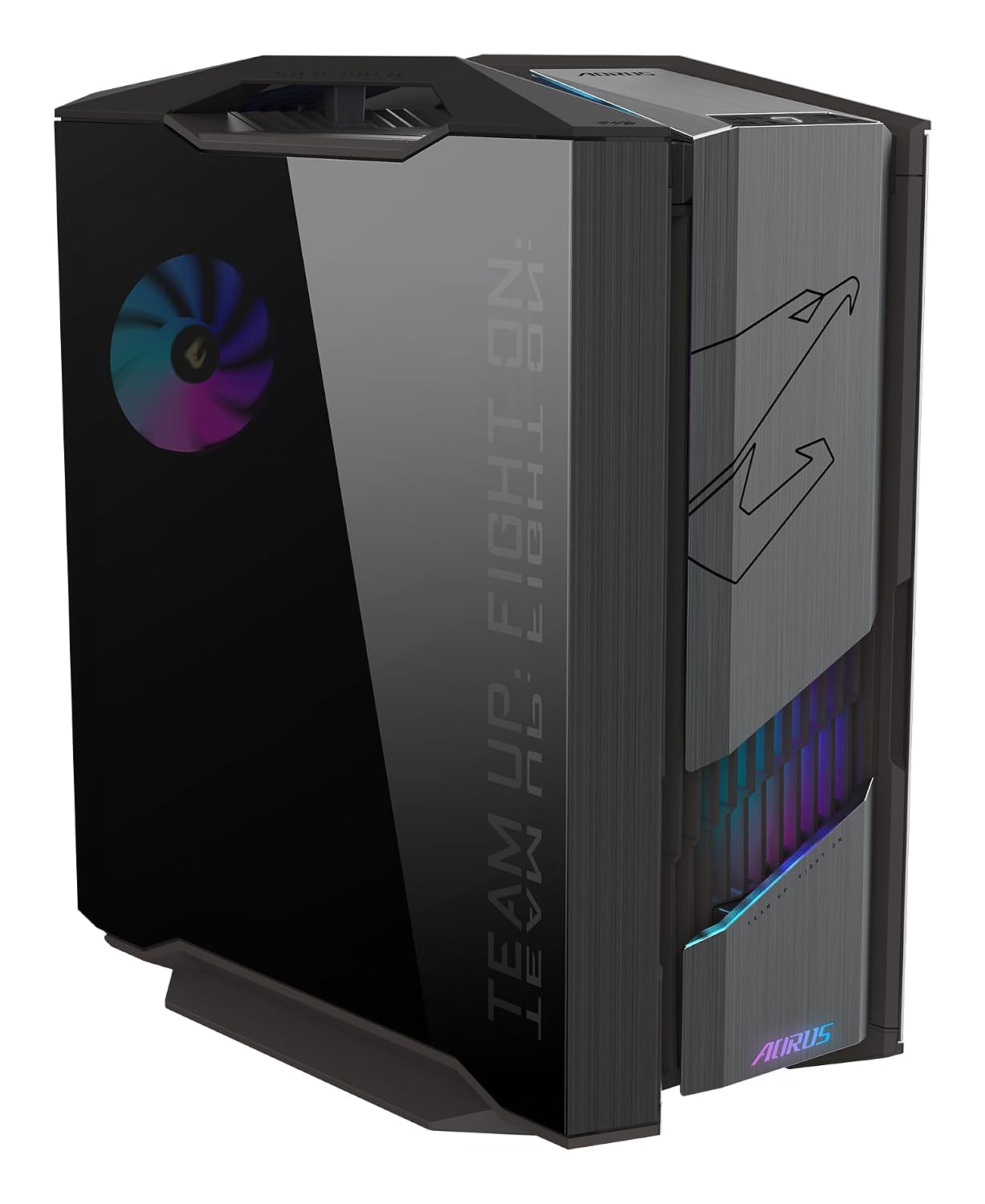 GIGABYTE AORUS C601 Glass Global Full-Tower Gaming PC Case | Premium Tempered Glass Design, RGB Fusion 2.0, Advanced Airflow & Cable Management | Supports E-ATX/ATX/Micro-ATX/Mini-ITX