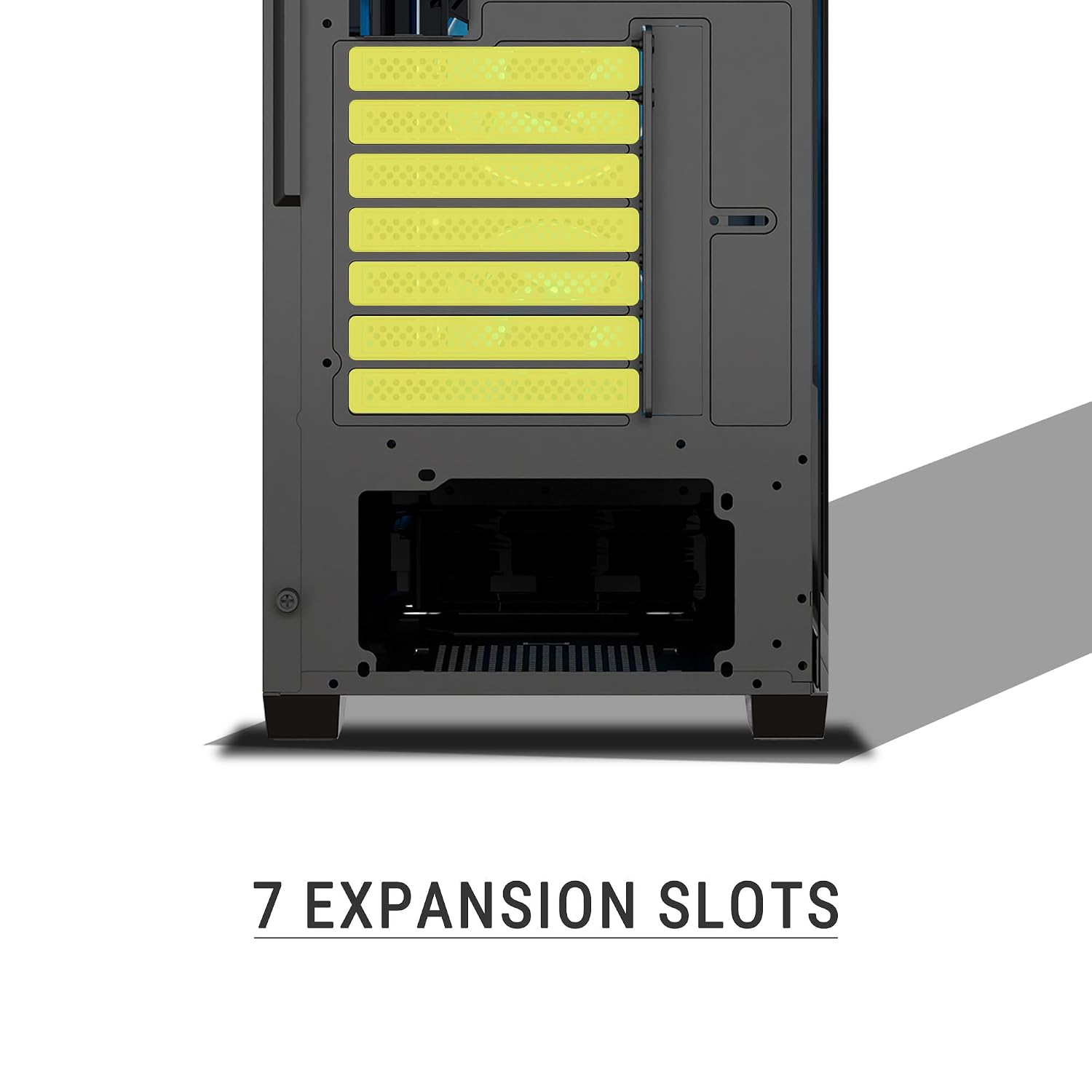 Ant Esports Aqua 360 4F Mid-Tower Computer Case/Gaming Cabinet - Black | Pre-Installed 4 ARGB Fans