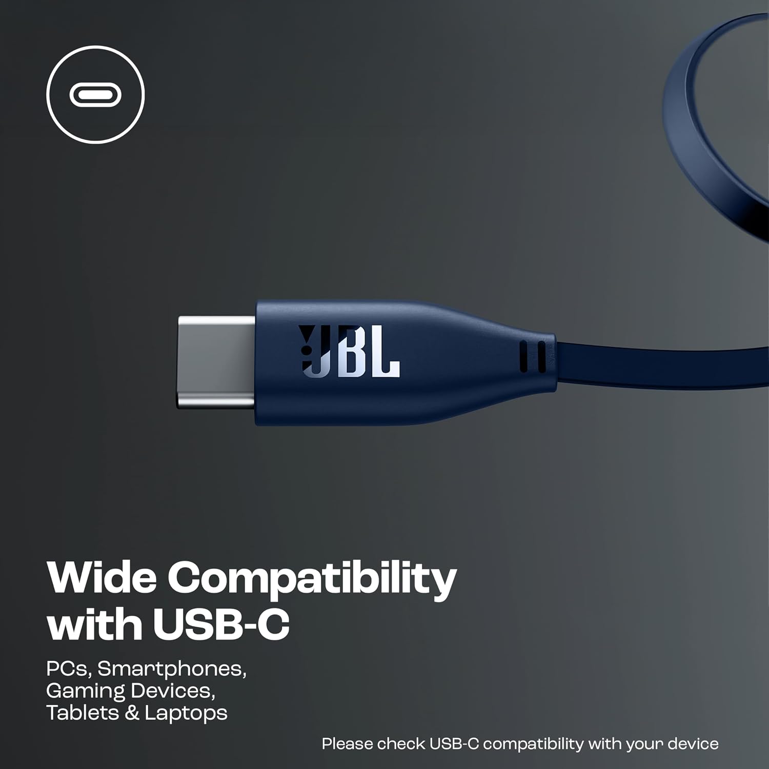 JBL Tune 520C On Ear Type C Wired Headphone, Pure Bass Sound,3-Button Remote with Microphone,Comfort Fit and Foldable Design(Blue)