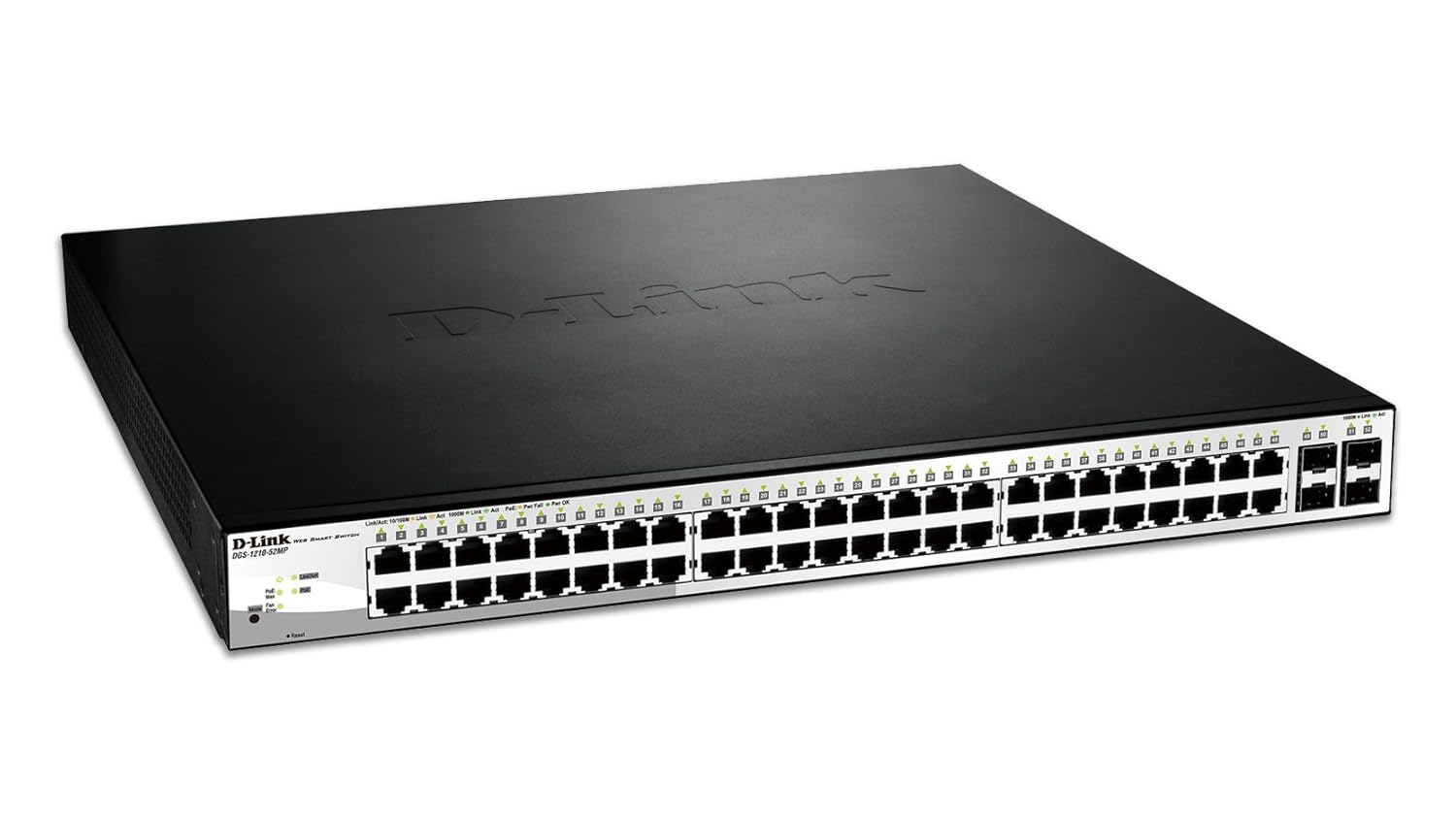 D-Link DGS-1210-52 Websmart Gigabit Switch with 48 1000Base-T and 4 SFP Ports
