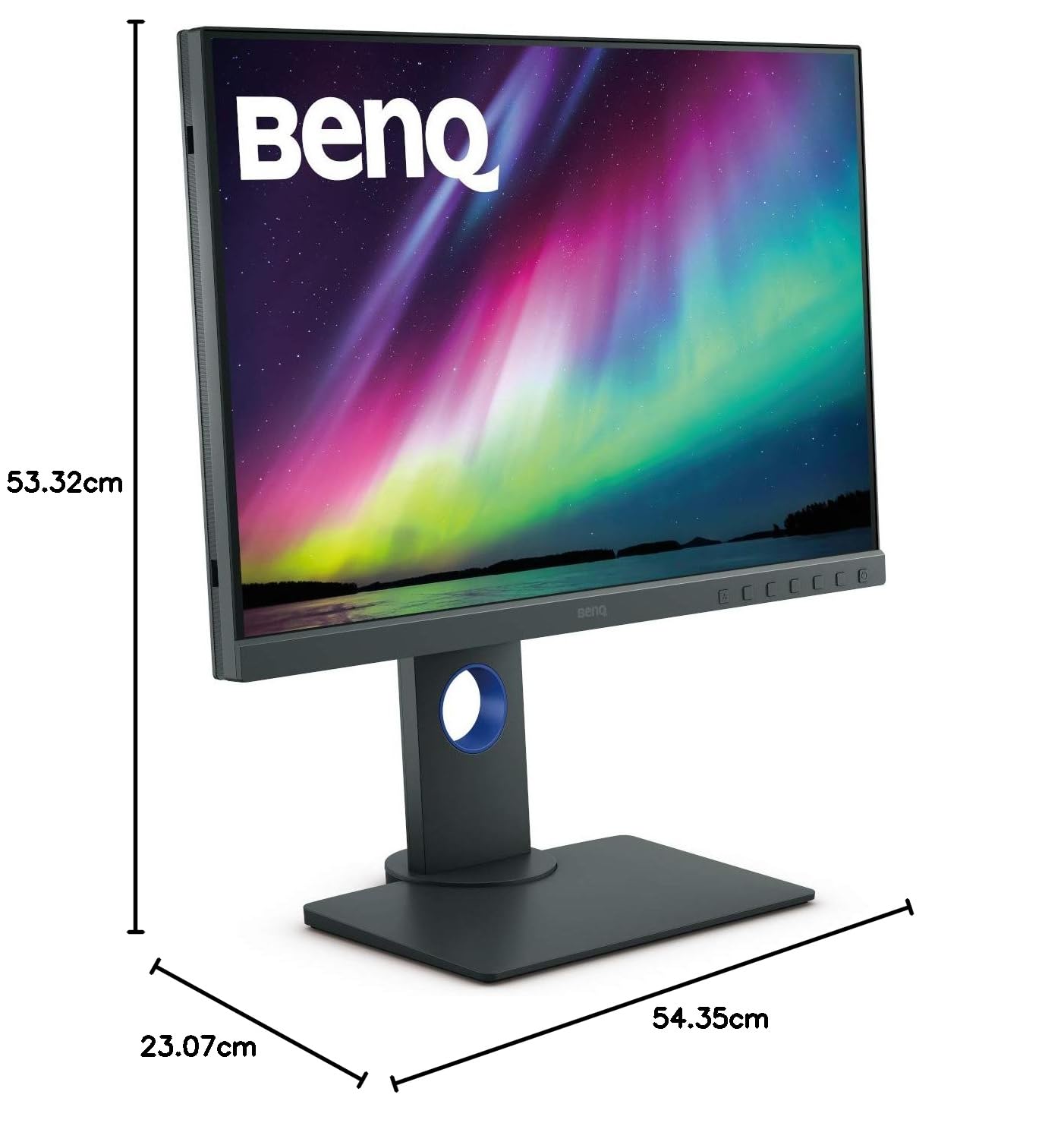 BenQ SW240 24" 1920x1200 IPS 16:10 WUXGA Monitor| 99% Adobe RGB| 100% sRGB| 95% DCI-P3| Pantone Validated|Calman Verified|Delta E<2|H/W Calibration|3D-LUT| HDMI|DP|USB|DVI-DL|Shading Hood|(Grey)