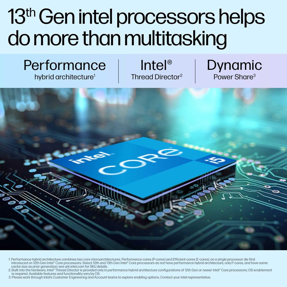 HP Pavilion Plus, 13th Gen Intel Core i5-1335U, 16GB DDR5, 512GB SSD, (Win11, Office21, Silver, 1.44 kg),IPS, Anti-glare, 14-inch (35.6cm) WUXGA Laptop, Intel Iris Xe graphics, 5MP IR camera, ew0116TU