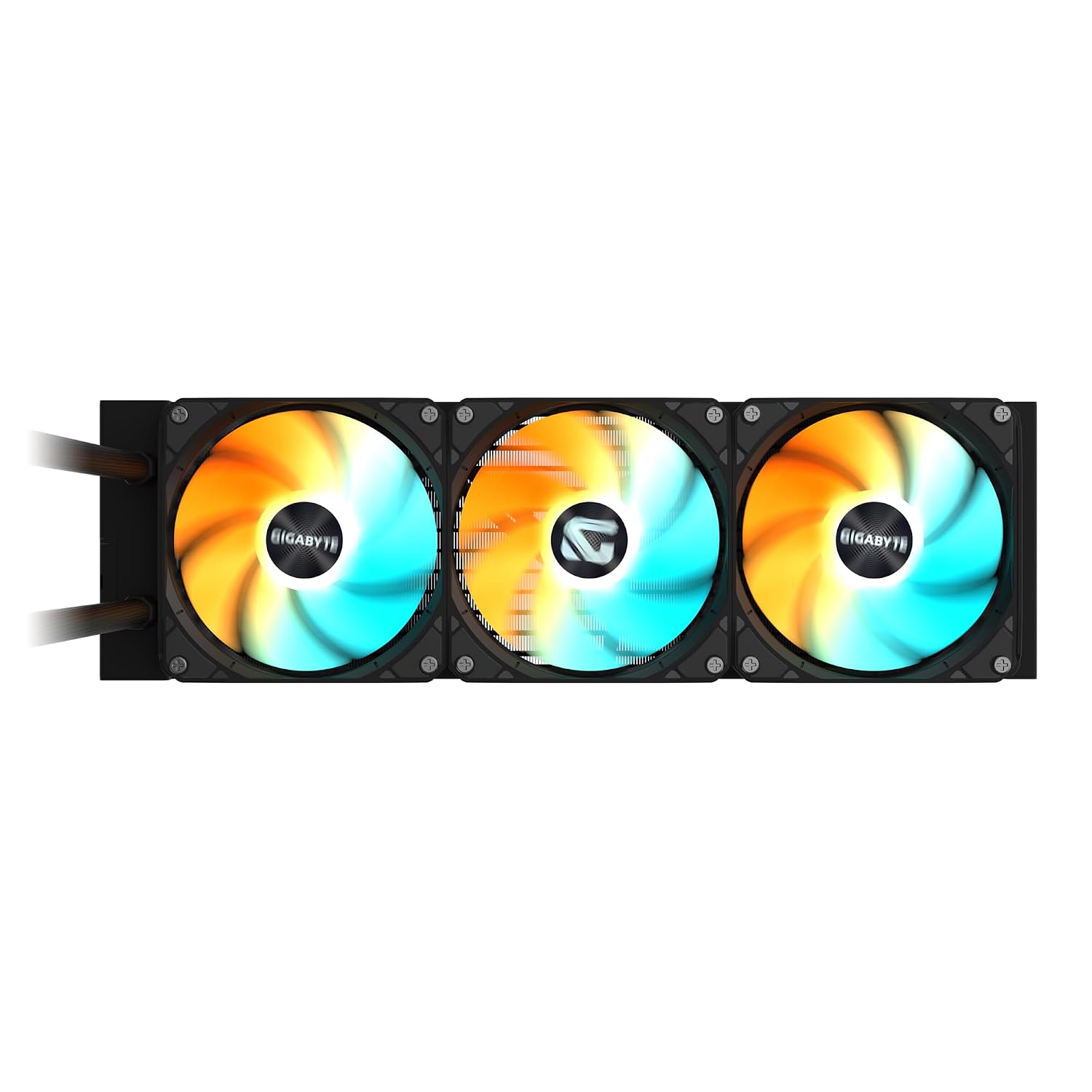 GIGABYTE GME 360 AIO Liquid CPU Cooler | 360mm Radiator | Triple ARGB Fans | Silent High-Performance Cooling | Intel & AMD Compatible | Anti-Leak Design | Black Edition