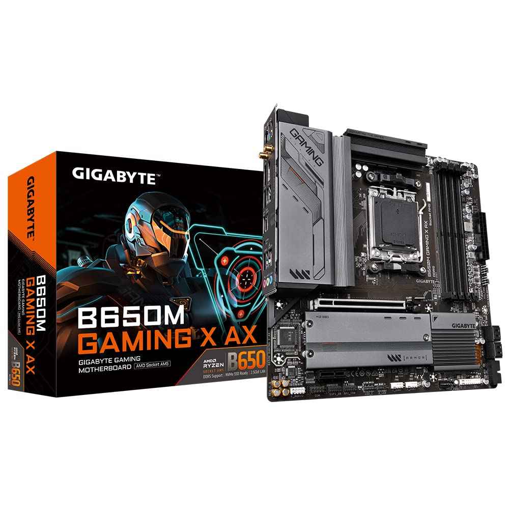 B650M Gaming X AX, AMD Socket AM5, Dual Channel DDR5, 2*PCIe 4.0, EZ-Latch, Smart Fan 6, Q-Flash Plus, Advanced Thermal Design