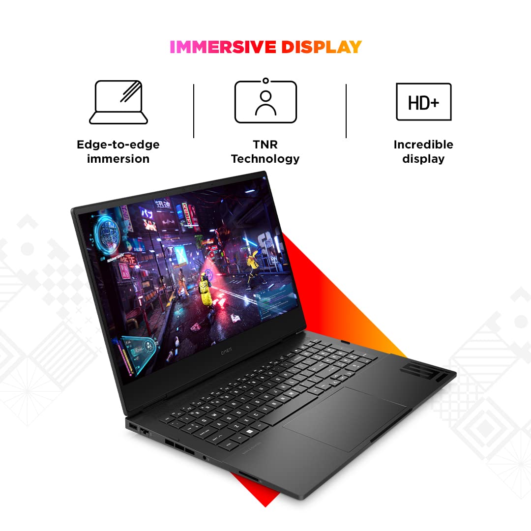 HP Omen 12th Gen Intel Core i7-12700H 16.1 inch(40.9cm)FHD Gaming Laptop(16GB RAM/1TB SSD/GeForce RTX 3070Ti 8GB Graphics/144Hz/7ms Response Time/Win 11/MSO 2021/Backlit/B&O/Alexa/Xbox Pass)16-k0370TX