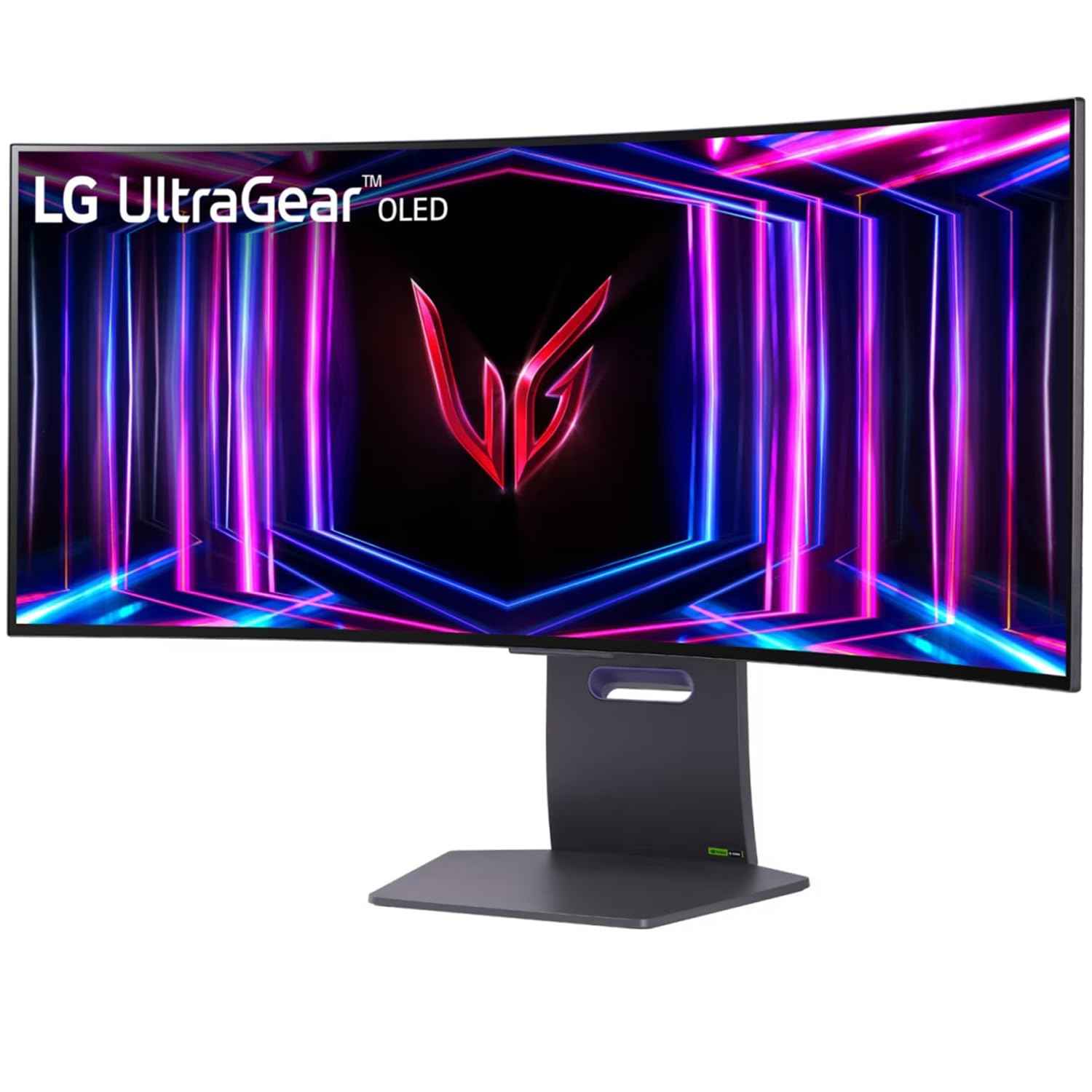 LG 34" 34GS95QE Ultragear™ OLED WQHD 800R Curved Gaming Monitor (3440 x 1440) 240Hz, 0.03ms, G-Sync Compatible, AMD FreeSync™, HDR™ True Black400, 1.5M:1 Contrast Ratio,Tilt/Height/Swivel, 34GS95QE