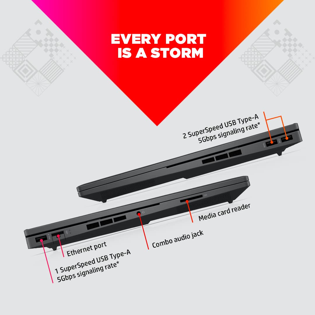 HP Omen AMD Ryzen 7-6800H 16.1 inch(40.9cm) FHD Gaming Laptop (16GB RAM/1TB SSD/GeForce RTX 3060 GPU 6GB Graphics/144Hz/7ms Response Time/Win 11/MSO 2021/Backlit KB/B&O Audio/Alexa),16-n0054AX