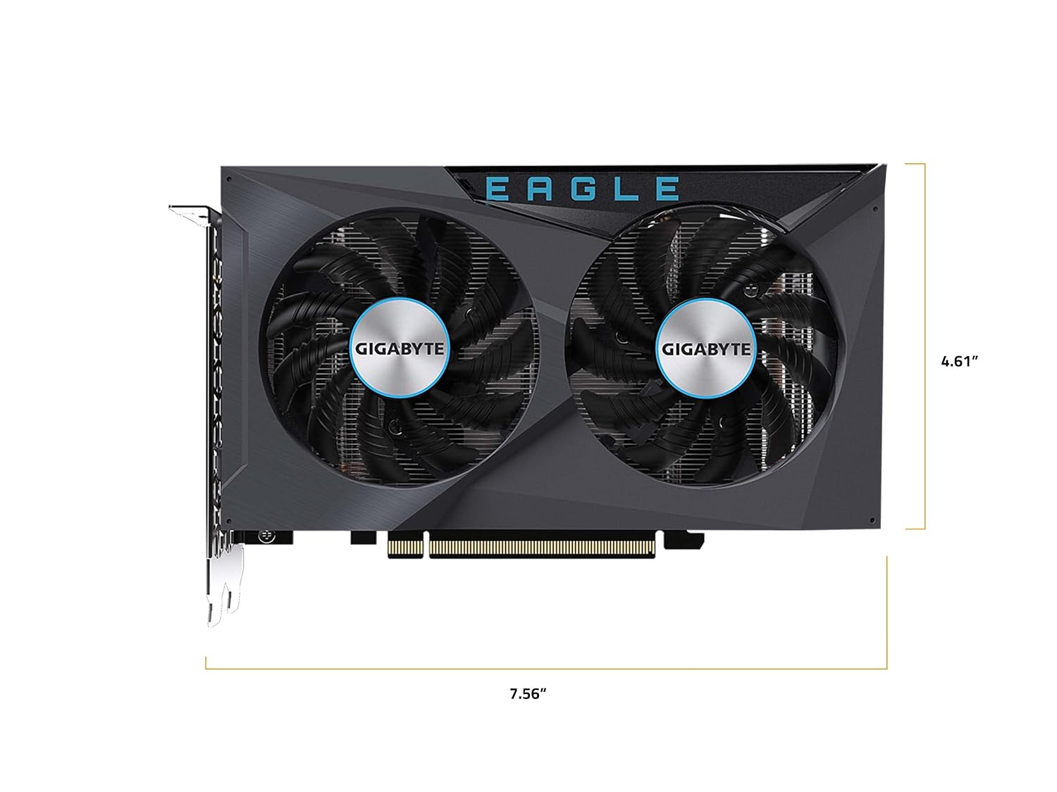 GIGABYTE GV-R65XTEAGLE-4GD, Radeon pci_e_x16 RX 6500 XT, Integrated with 4GB GDDR6 64-bit Memory Interface, WINDFORCE 2X Cooling System with Alternate Spinning Fans & Graphene Nano Lubricant