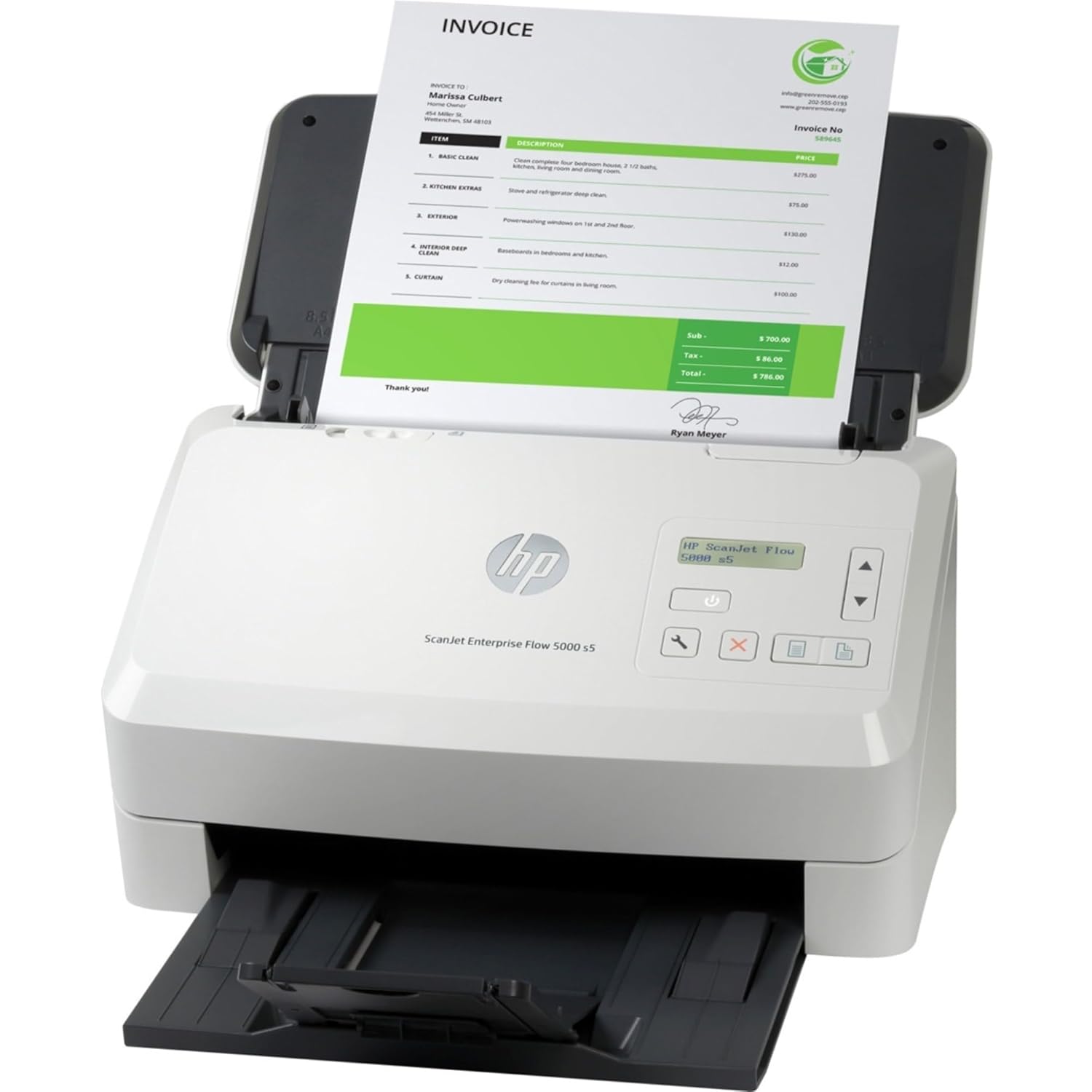 HP ScanJet Enterprise Flow 5000 s5 Scanner (6FW09A) - Zapnet.in