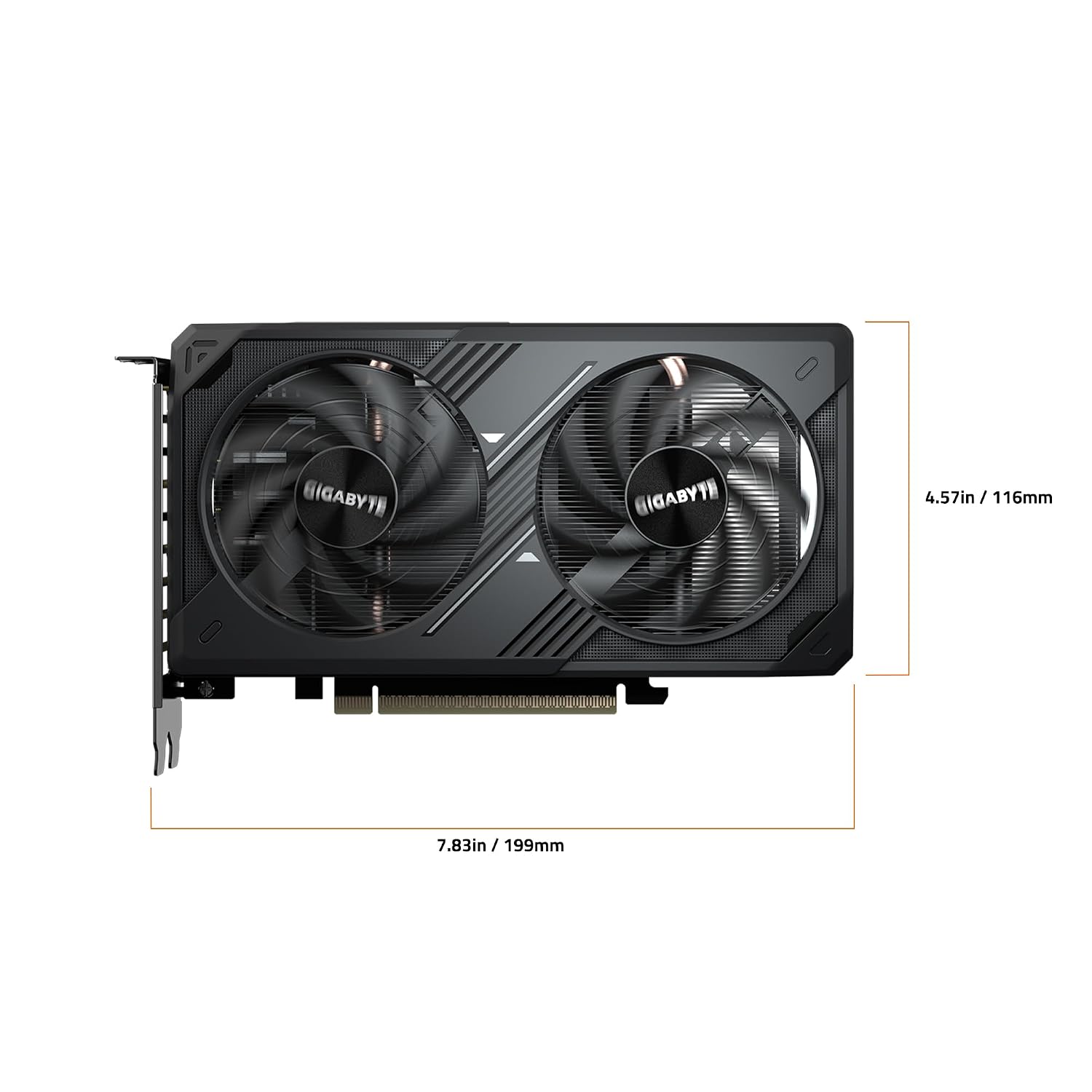 GIGABYTE GeForce RTX 5050 WINDFORCE OC 8GB GDDR6, PCIe 5.0 Graphics Card – Blackwell DLSS 4, 2587 MHz Boost Clock, Twin Hawk Fans, Thermal Gel