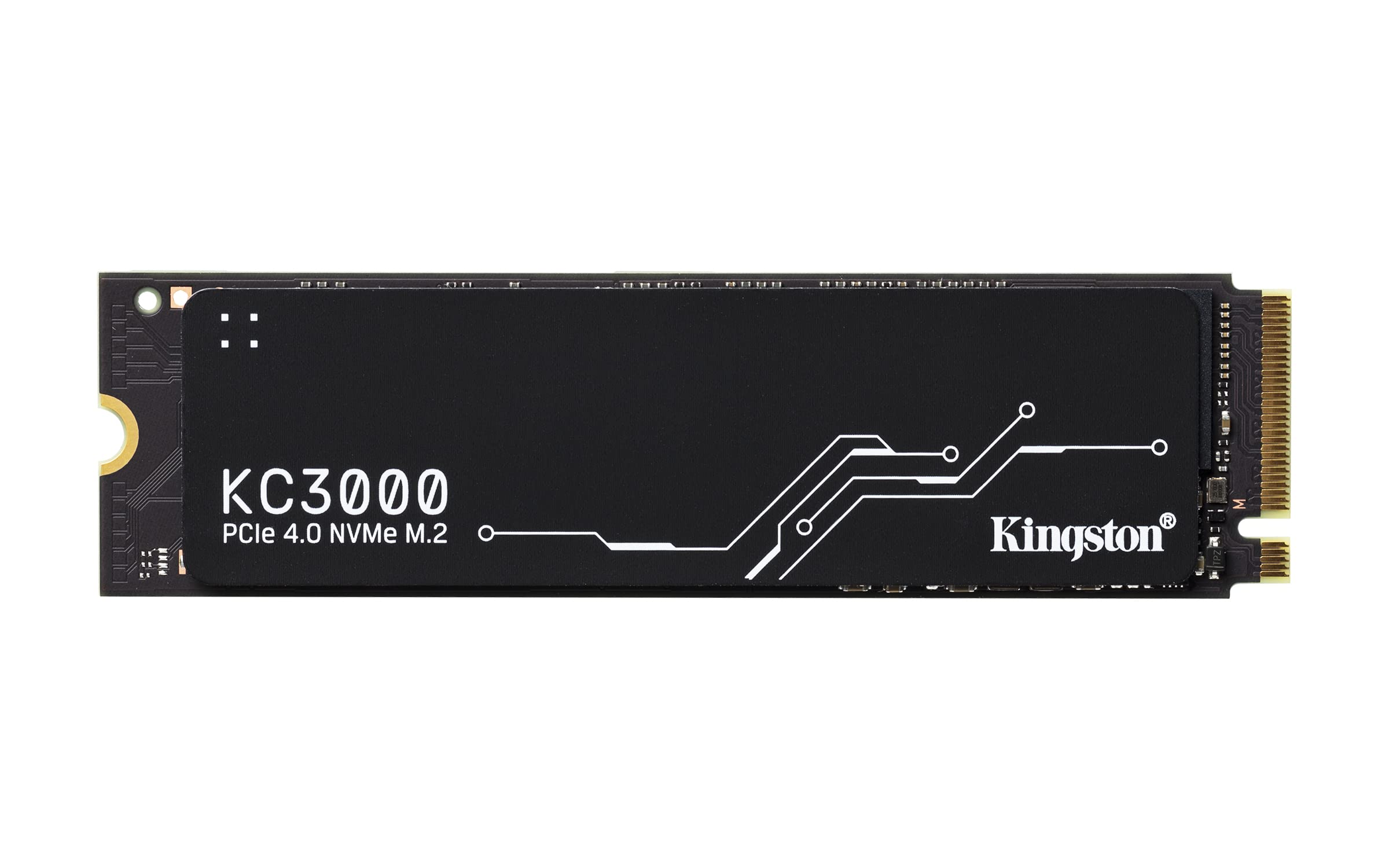 Kingston Kc3000 Pcie 4.0 Nvme M.2 Ssd - High-Performance Storage for Desktop and Laptop Pcs -Skc3000S/1024G, 7,000Mb/S Read, 6,000Mb/S Write, Black, USB