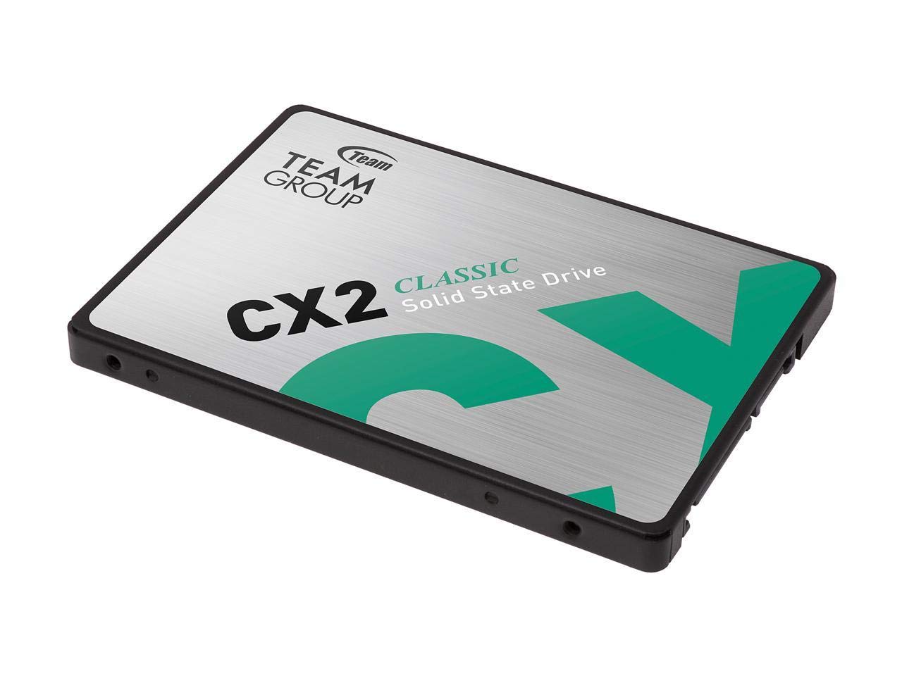 TEAMGROUP CX2 512GB 2.5-inch SATA III Internal Solid State Drive with Read/Write Speed Upto 530/470MB/s and Powerful Wear-Leveling Technology