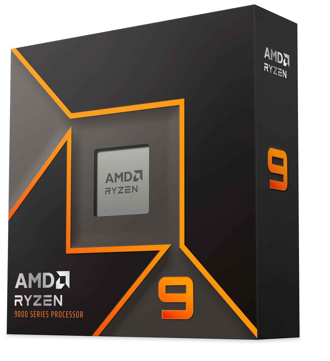 AMD Ryzen 9 9950X Desktop Processor Zen 5 Architecture with Integrated Radeon Graphics, 16 cores 32 Threads 64MB Cache, Base Clock 4.3GHz Upto 5.7GHz AM5 Socket, System Memory DDR5-100-100001277WOF
