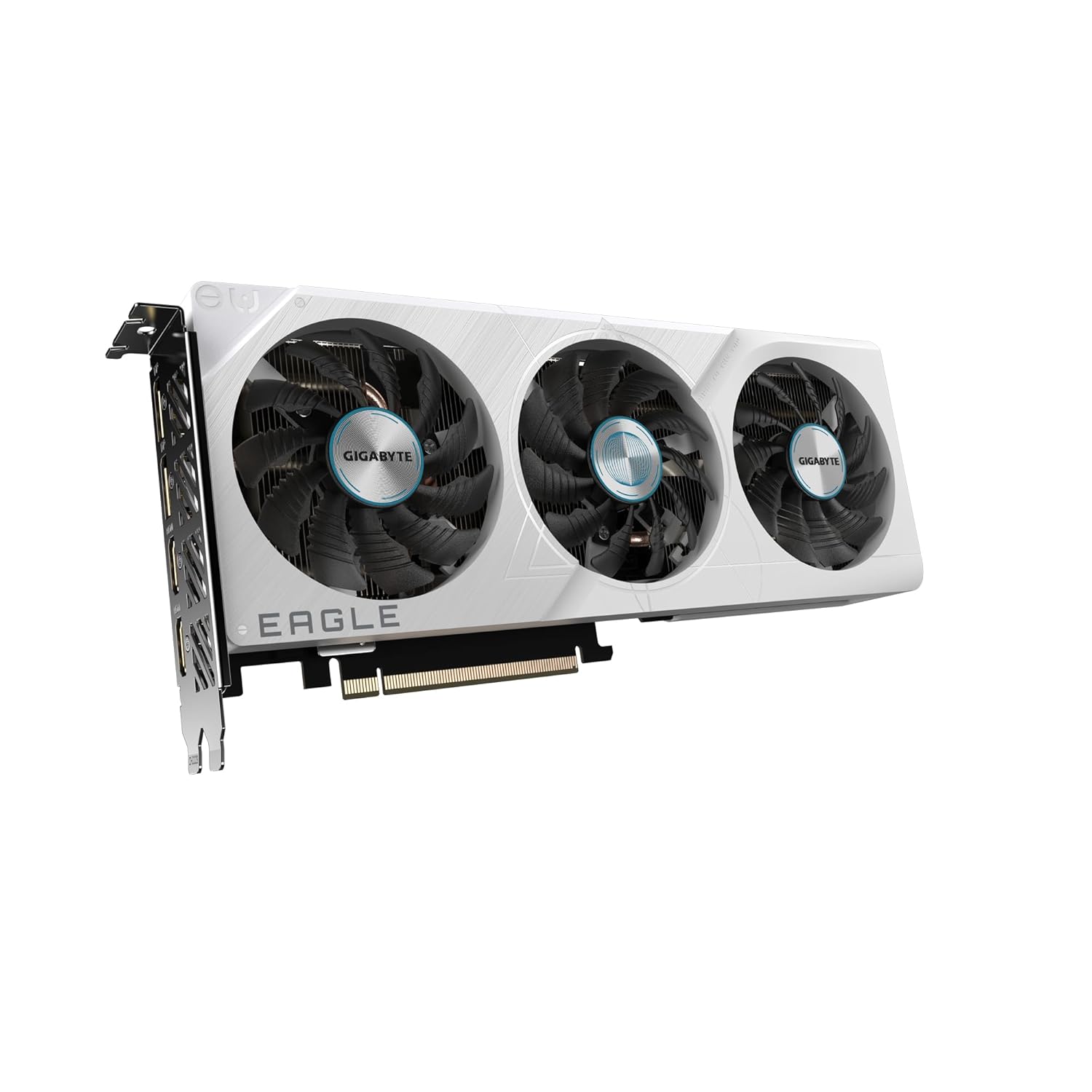 Gigabyte GeForce RTX 4060 Ti EAGLE OC ICE 8G Graphics Card - 8GB GDDR6, 128bit, PCI-E 4.0, 2550MHz Core Clock, 2 x DisplayPort 1.4a, 2 x HDMI 2.1a, NVIDIA DLSS 3, GV-N406TEAGLEOC ICE-8GD