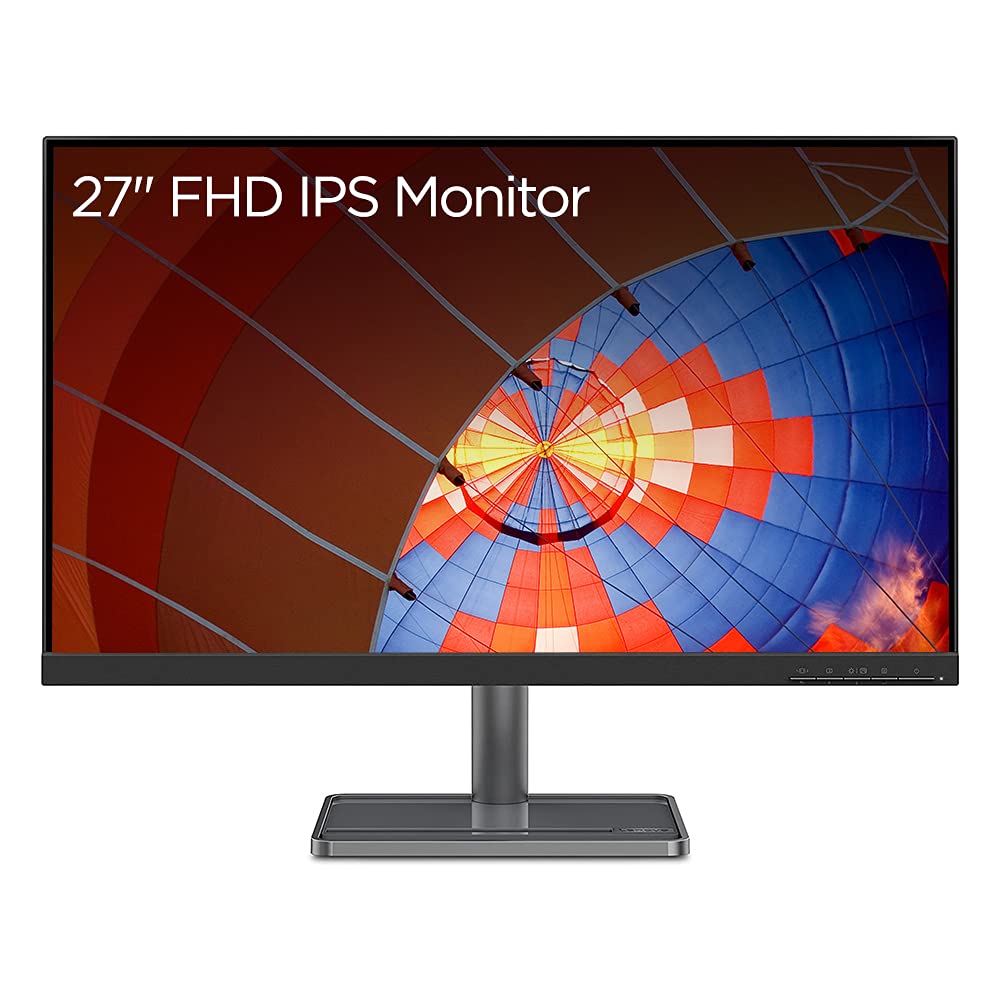 Lenovo L22e-40, 21.4 Inch (54.48 cm), FHD 1920x1080, 75Hz, Grey, 4ms, 16.7Mn Colors, AMD FreeSync, TUV Eye Comfort, Low Blue Light, Smart Display Customization Artery, HDMI Monitor