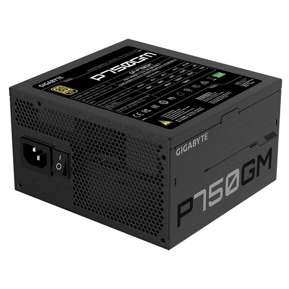 GIGABYTE P750GM 750W 80 Plus Modular Power Supply