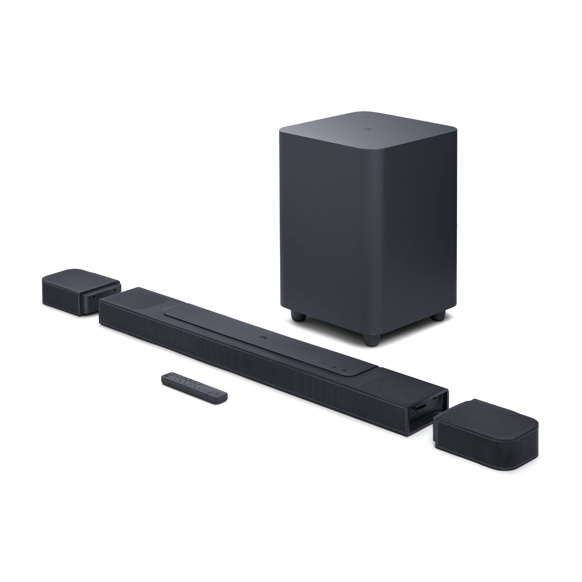 JBL Bar 2.1 Deep Bass (MK2), Soundbar with 6.5” Down-Firing Wireless Subwoofer, 2.1 Channel, Built-in Dolby Digital, Bluetooth, HDMI & Optical Connectivity (300W)