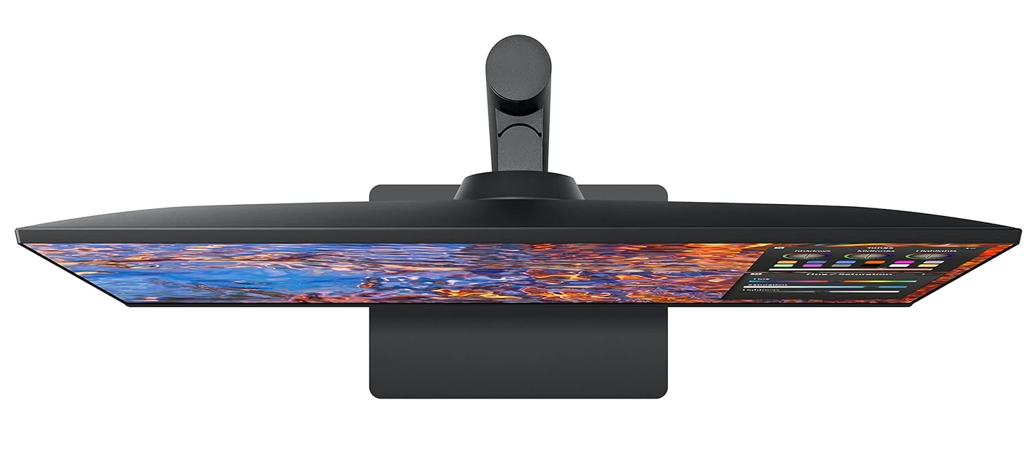 Samsung 27"(68.6cm) 4K Viewfinity Monitor|IPS|UHD 3840 x 2160|Type-C 90W|LAN Port|HDR 400|DCI-P3 98%|Pantone Validation|400 nits||PBP|PIP|Matte Display|Height-Tilt-Pivot Stand|LS27B800PXWXXL|Black