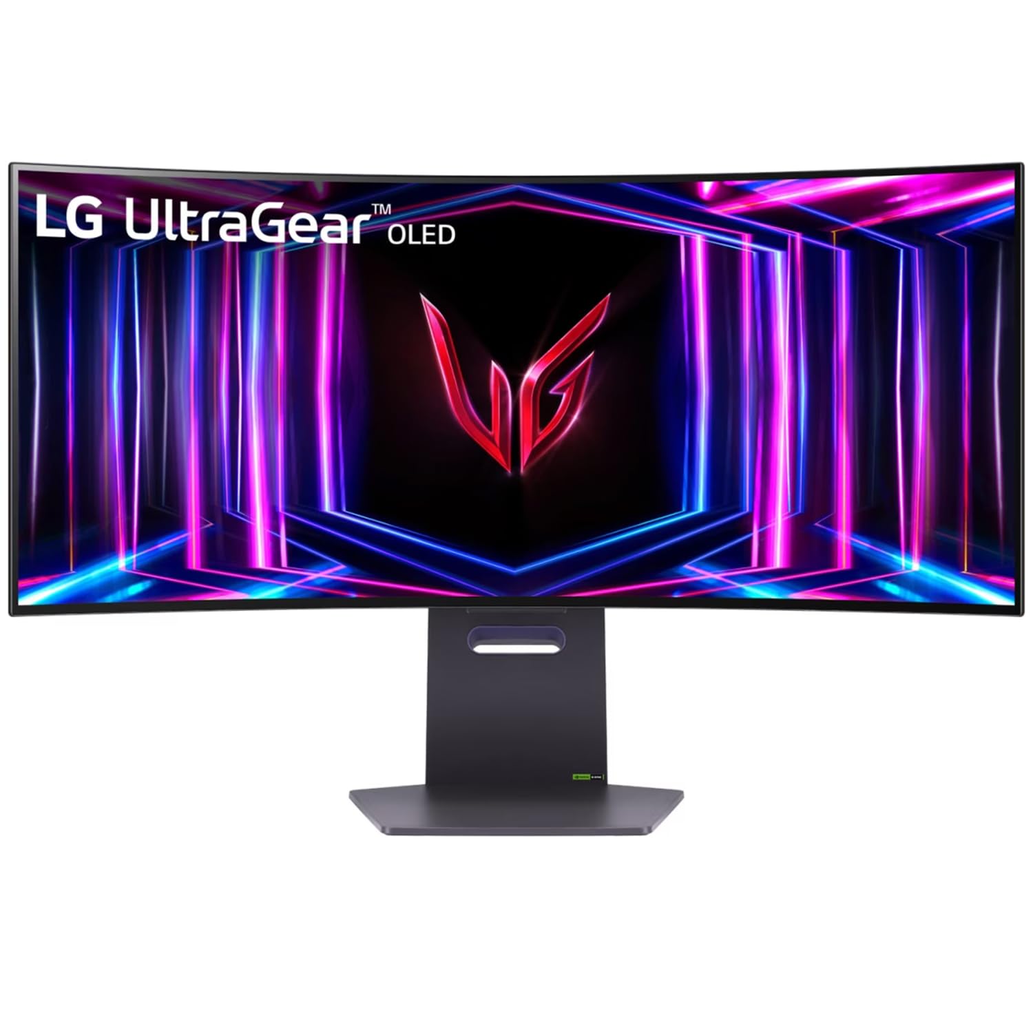 LG 34" 34GS95QE Ultragear™ OLED WQHD 800R Curved Gaming Monitor (3440 x 1440) 240Hz, 0.03ms, G-Sync Compatible, AMD FreeSync™, HDR™ True Black400, 1.5M:1 Contrast Ratio,Tilt/Height/Swivel, 34GS95QE