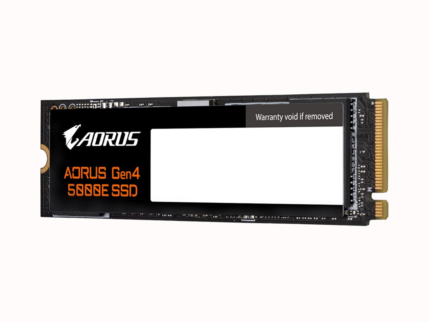 Gigabyte AORUS Gen4 5000E SSD 1TB SSD PCIe 4.0 NVMe M.2 Internal Solid State Hard Drive with Read Speed Up to 5000MB/s, Write Speed Up to 4600MB/s, AG450E1TB-G