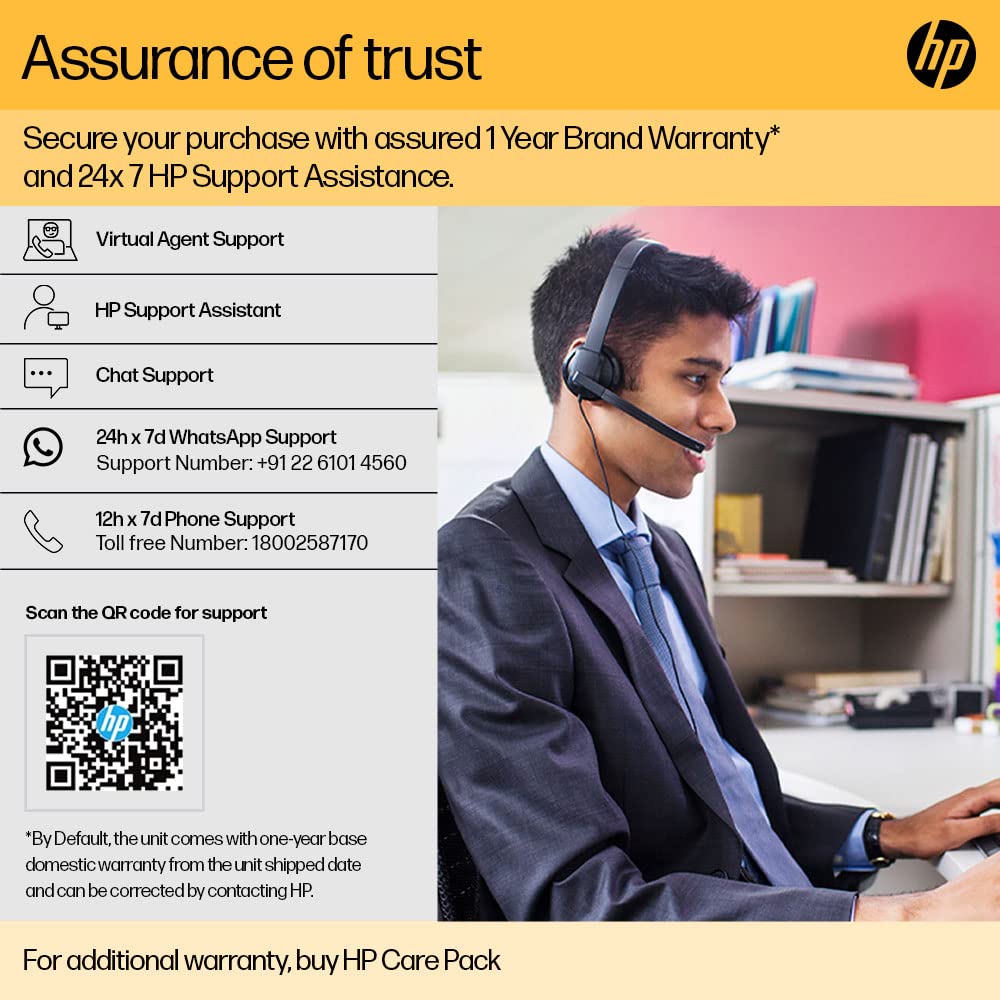 (Refurbished) HP Laptop 15, AMD Ryzen 5 7520U, 15.6-inch (39.6 cm), FHD, 8GB LPDDR5, 512GB SSD, Thin & Light, AMD Radeon Graphics, Backlit KB, Dual Speakers (Win 11, MSO 2021, Silver, 1.59 kg), fc0028AU