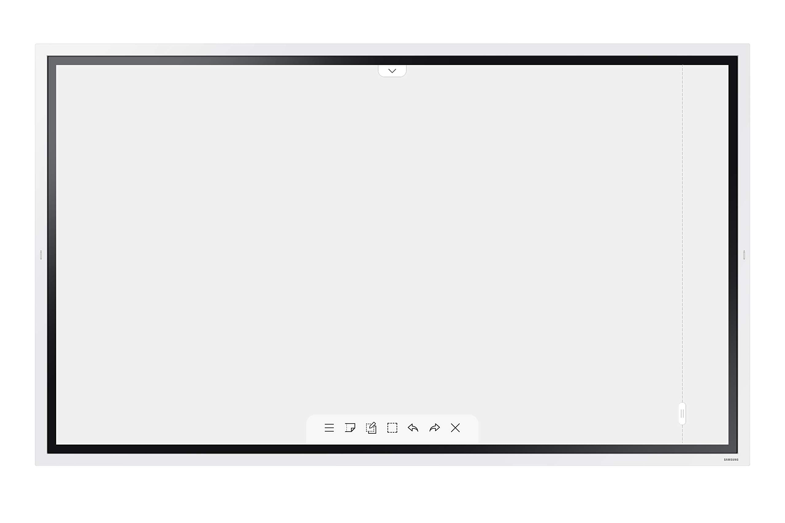 Samsung Flip 2 WM55R 55 Inch Digital Flipchart for Business 4K UHD 3840x2160 with Touch Screen, Wi-Fi, HDMI, USB (LH55WMRWBGCXZA), Light Gray