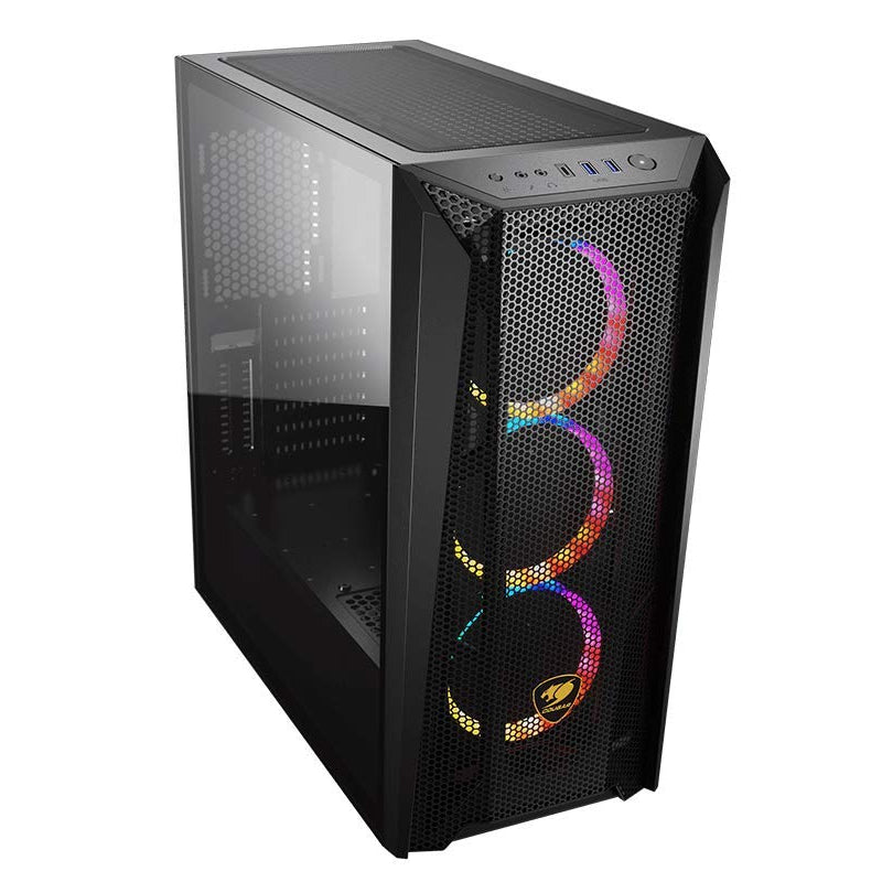 COUGAR MX660 Mesh RGB Advanced Mid-Tower Case with Powerful Airflow, Black