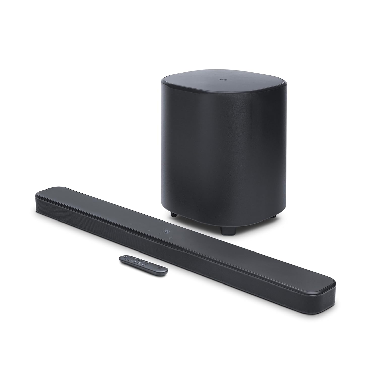 JBL New Launch Bar 500 MK2, Dolby Atmos® Soundbar with Wireless Subwoofer, 5.1 Channel, 3D Surround, Multibeam™, HDMI eARC with 4K Dolby Vision Pass-Through, Bluetooth, Wi-Fi, One App, 750W