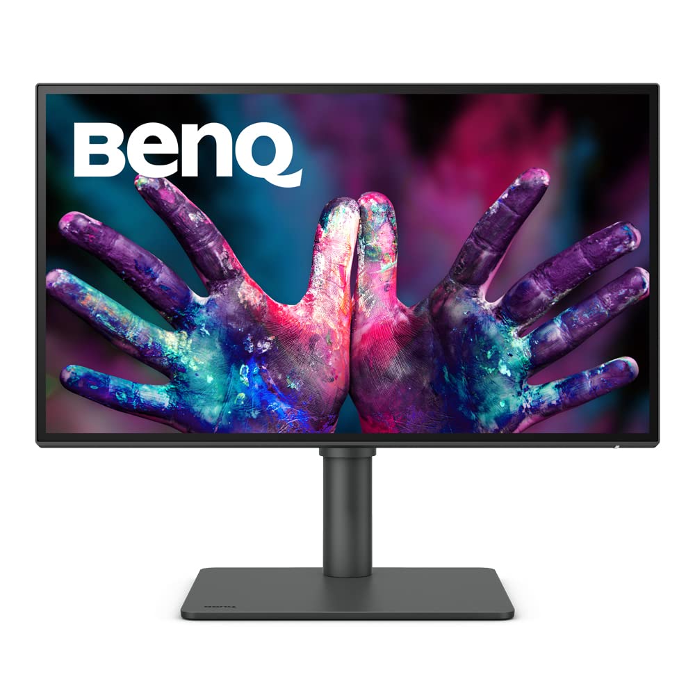 BenQ PD2705U 27" (68.58 cm) LED| 4K IPS HDR10 Monitor| UHD| 99% sRGB| 99% Rec.709| Color Mode| Darkroom Mode| Animation Mode| CAD/CAM Mode| HDMI| DP| USB-C(65W)| AQCOLOR Technology (Dark Grey)