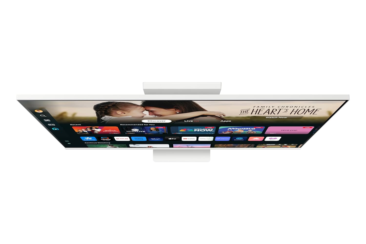 Samsung 32" (80cm) M8 4K Smart Monitor with Slim Fit Camera|UHD 3840x2160|Type-C 65W|4K AI Upscaling|OTT Apps|Office 365|Speakers|Solar Remote|Wi-Fi|Bluetooth|HAS Pivot Stand|LS32DM801UWXXL|White
