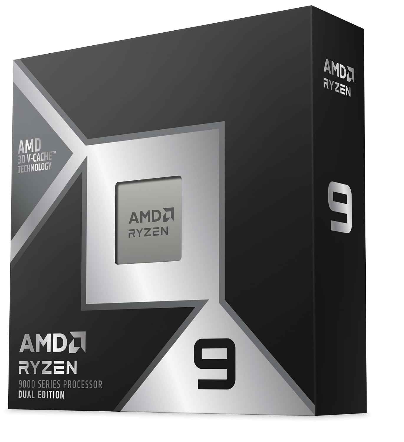 AMD Ryzen™ 9 9950X3D2 Dual Edition Desktop Processor with 3D V-Cache™ Technology, 16 cores and 32 Threads, Base Clock Upto Base Clock 4.7 GHz Up to 5.2 GHz AM5 Socket