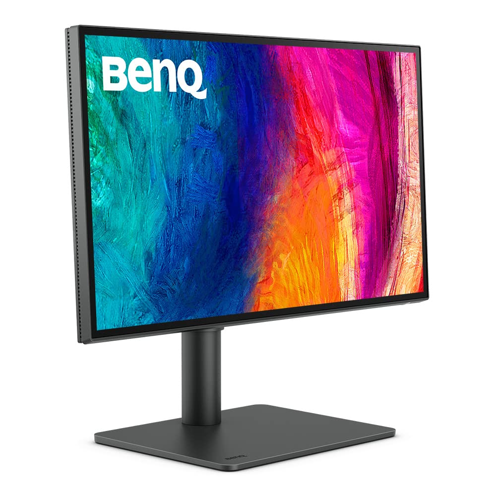 BenQ PD2506Q 25"(63Cm) 2K IPS QHD HDR10 Monitor| 95% P3| 100% sRGB| 100% Rec. 709| Pantone Skintone Validated| Daisy Chain|CAD/CAM|Animation Mode|Color Accurate|Auto Pivot|HDMI|DP|USB-C(65W)(Black)