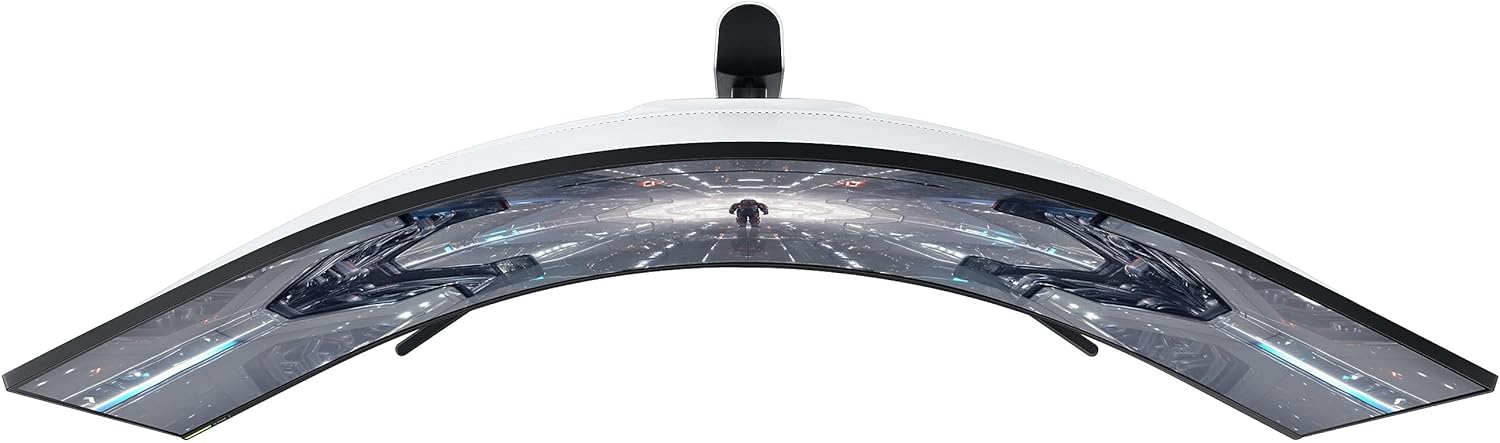 Samsung 49-inch(124.4cm) Odyssey G9 Dual QHD, 240Hz, 1ms Curved Gaming Monitor, QLED, HAS, HDR 1000, G-Sync (LC49G95TSSWXXL, Black)