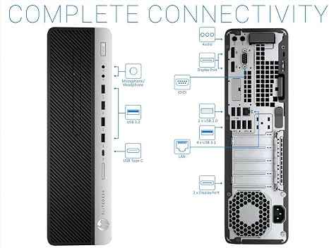 REFURBISHED HP EliteDesk 800 G5 SFF | Core i5 9th Gen | 16GB RAM | 512GB SSD | Windows Pro | Desktop | 3 Year Warranty | Without Monitor